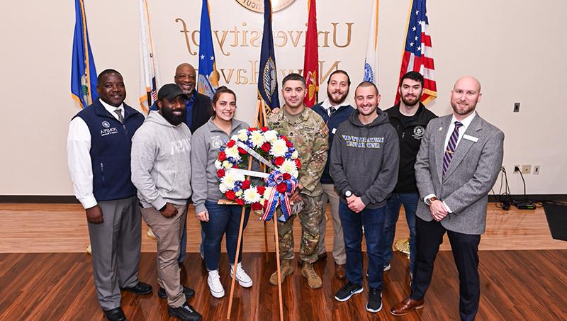 The University’s Veterans Day ceremony honored the dedication and service of the veterans in its community.